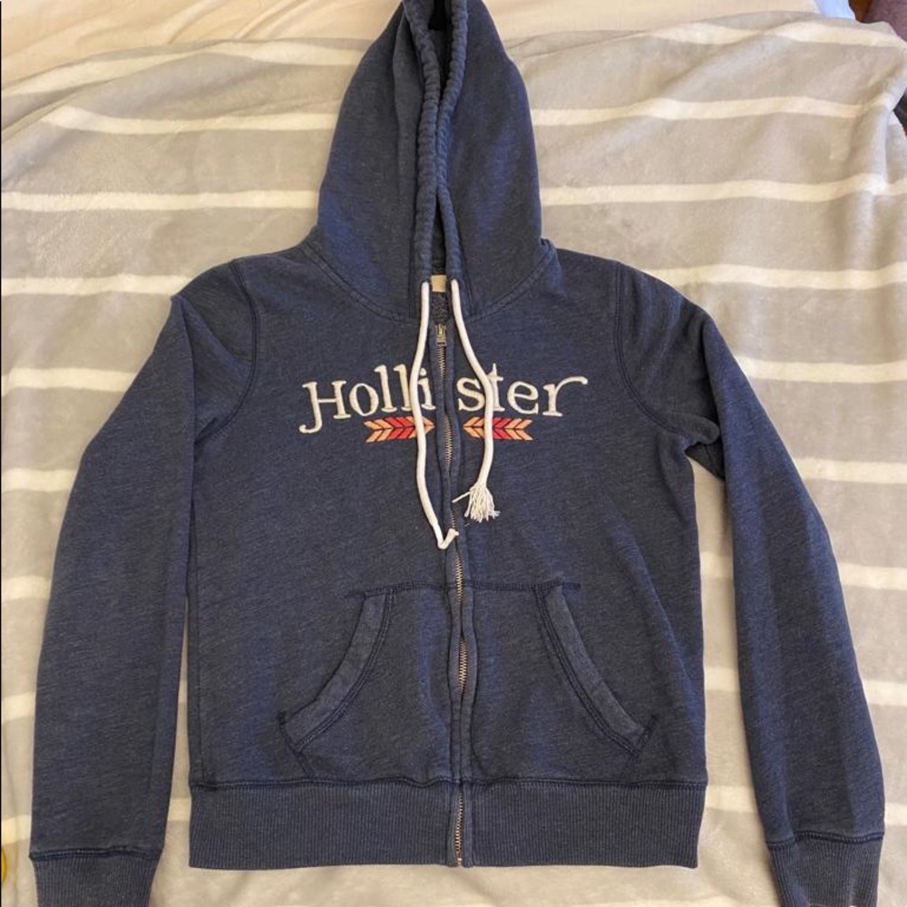 Hollister Jacket Size S Small Blue